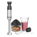 2 Blade Barato Blender Juicer Hornear Chopper Blender Vidrio Acero Inoxidable Mano Blender